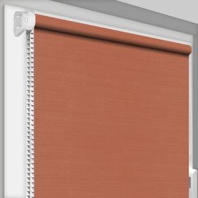 Рулонная штора Rolets Лён 1-2095-425 42.5x170 см открытого типа Терракотовая