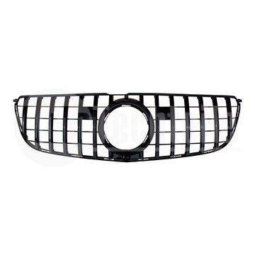 Решетка радиатора Mercedes Benz X166 16-  (глянц. чёрная)GTR, AutoTechteile, 130 8854, 130 8853