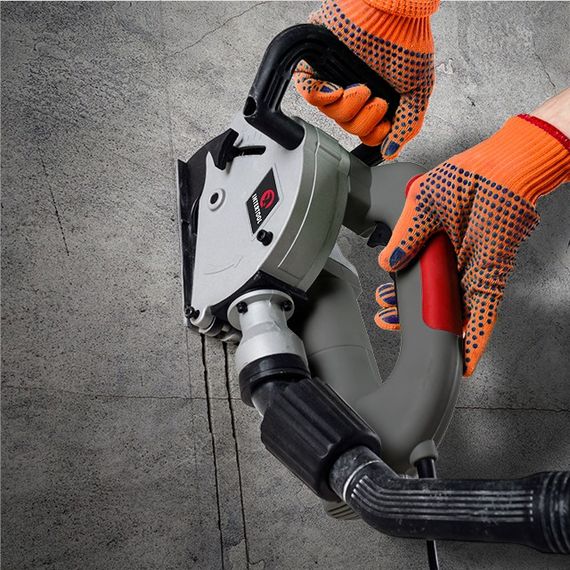 Штроборіз 1400Вт, 9000 об / хв, диск 125мм, гл. пропила 8-30мм, шир. пропила 8-26мм INTERTOOL DT-0200 | Зображення 8