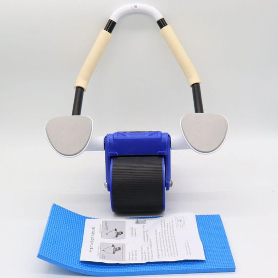 Автоматичний тренажер для преса, з підставкою для телефону / Домашній тренажер-ролик для м'язів преса та рук | Зображення 6