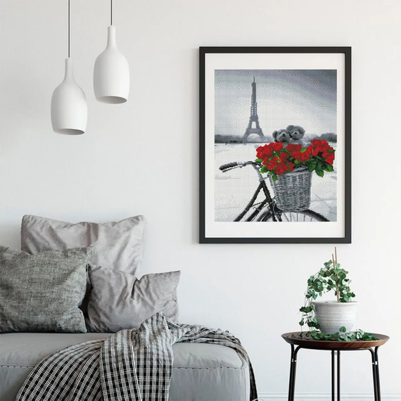 Алмазна мозаїка Романтичний Париж 40х50 см ColorArt SP1002-2 | Зображення 5