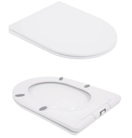 Унітаз підлоговий Qtap Swan Eco Ultra Quiet з сидіннмя Slim Duroplast/ Soft-close/ Quick Release QTSWA27W48748 | Зображення 3