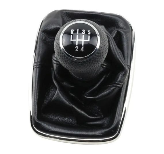VW Golf IV 1.4; 1.6; 1.8 бензин 22 мм (98-05) ручка переключения передач КПП 5 ступка + чехол+ рамка, Гольф 4 | Зображення 1