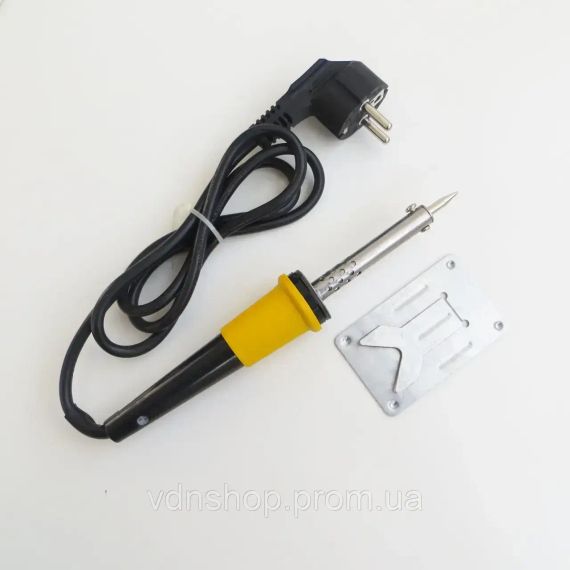 Паяльник електричний для з'єднання металевих деталей, 40 Вт, жовтий | Зображення 1