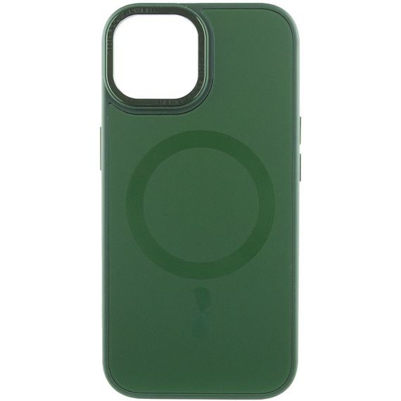 Чохол TPU+Glass Sapphire Midnight Open Camera with MagSafe для Apple iPhone 15 Plus (6.7")