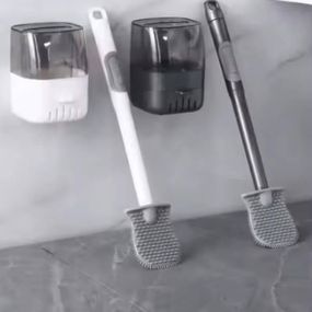 Йоршик для унітазу з дозатором для миючого Liquid Toilet Brush Білий