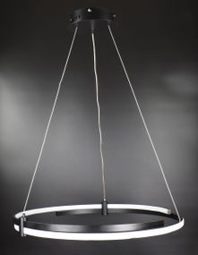 Люстра світлодіодна підвісна LED світильник для квартири на стелю лед 26739 Чорний 40-200х65х65 см.