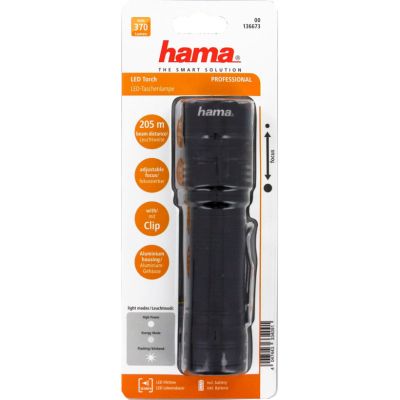 Ліхтар Hama Professional 4 LED Torch L370 Black (00136673) | Зображення 2