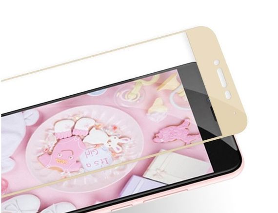 Full Cover защитное стекло для Meizu M3 / M3s - Gold | Зображення 1