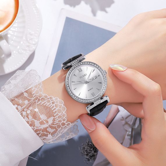 Жіночий годинник Skmei 2090SISI Silver-Silver | Зображення 3