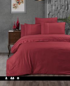 Постільна білизна First Choice Ranforce Deluxe DARK 200 х 220 см Gala Red