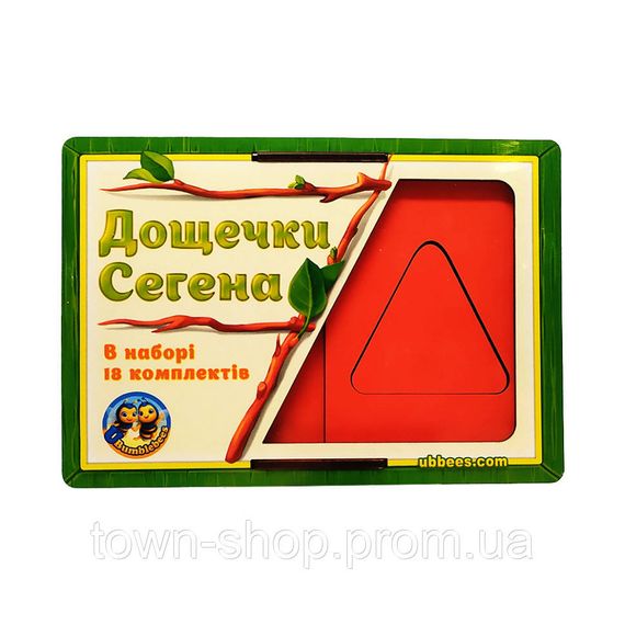 Вкладыши Доски Сегена "фигуры, цвета" (ПСД212)