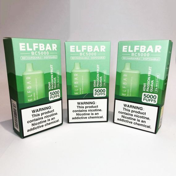 Elf Bar BC5000 смак Ківі Маракуйя Гуава (Kiwi Passion Fruit Guava) | Зображення 3