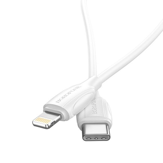 Кабель для зарядки телефона. USB Borofone BX19 Type-C to Lightning 20W 2m | Зображення 1