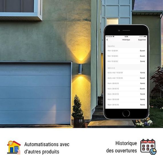 Датчик відчинення дверей Wifi, вікна, бездротовий Konlen KL-WD00 Iphone&Android App | Зображення 6