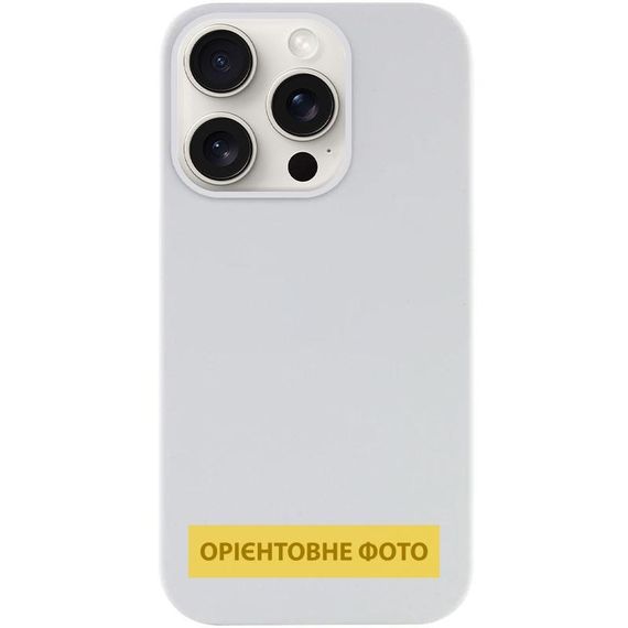 Чехол Silicone Case Full Protective (AA) NO LOGO для Apple iPhone 16e (6.1") Белый / White