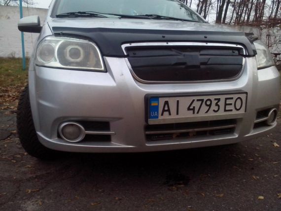 Зимова решітка Глянцева для Chevrolet Aveo T250 2005-2011 рр | Зображення 1