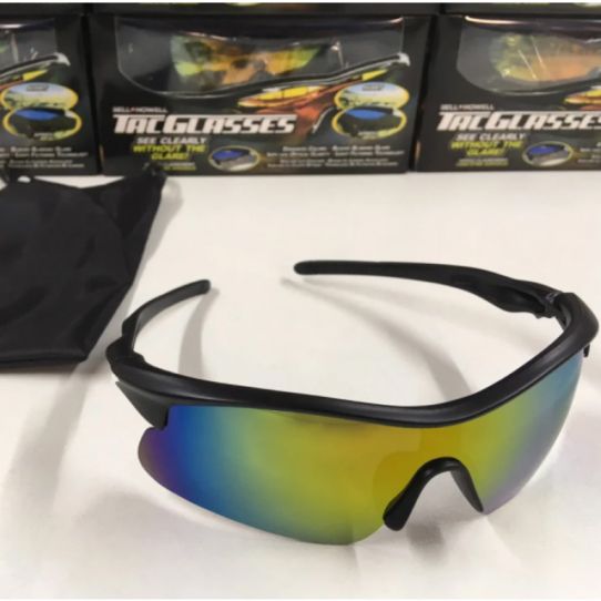 Очки тактические солнцезащитные TAG GLASSES поляризованные антибликовые для LN-612 водителей разноцветные | Зображення 1
