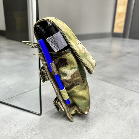 Підсумок під турнікет, Мультикам, з системою Моллі, Cordura 1000D, WINTAC,тактичний чохол під турнікет на Моллі, підсумок на моллі | Зображення 2