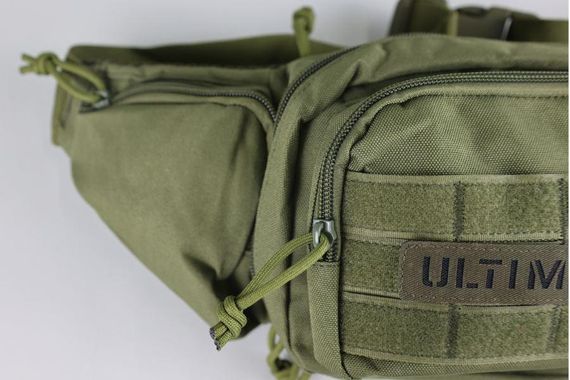 Сумка тактична на пояс ULTIMATUM  RT-258 , Чоловіча тактична сумка бананка з системою Molle Олива | Зображення 5