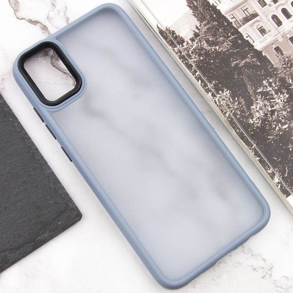 Чехол TPU+PC Lyon Frosted для Samsung Galaxy A05 Sierra Blue | Зображення 3