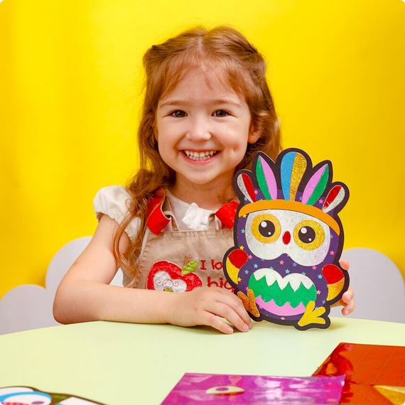 Набір для творчості "Foil craft Birds" VT4433-12, 18 аркушів фольги | Зображення 3