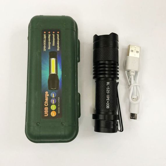 Тактичний над'яскравий світлодіодний ліхтар, Ліхтарик потужний акумуляторний для дому YF-12 | Зображення 3