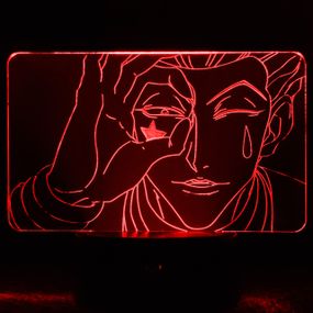 Акриловый светильник-ночник Хисока Мороу 2 красный tty-n000352