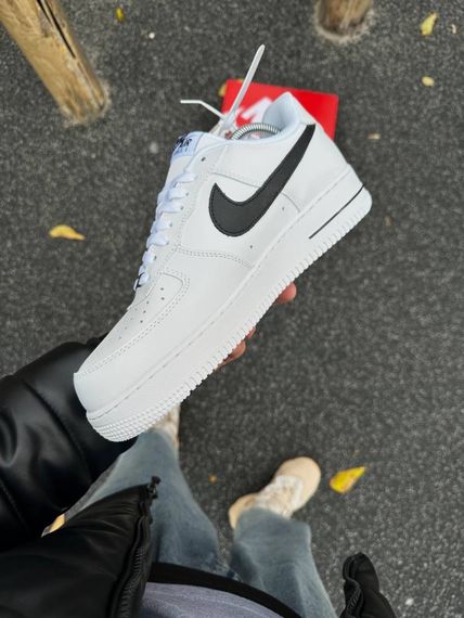 Зимові кросівки Nike Air Force, ТОП якість (low) білі | Зображення 5