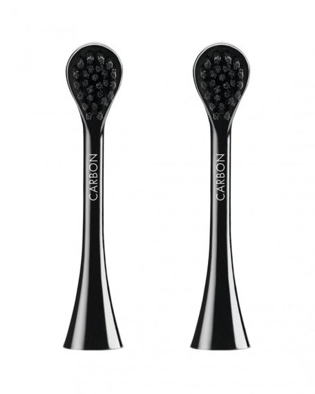 Насадки для звукової щітки Curaprox Hydrosonic Black is white, BIW, carbon (2шт) | Зображення 1