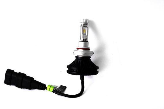 Комплект світлодіодних ламп AllLight X3 HB3 50W 6000K 6000lm з радіатором та світлофільтрами (3000K/8000K) 12-24V