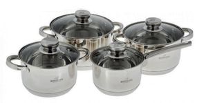 Набор кастрюль с крышками Bohmann BH 08-475 набор кухонный 8 предметов посуда для кухни