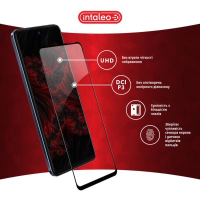 Стекло защитное Intaleo Full Glue Tecno Camon 18 (1283126529146) | Зображення 2