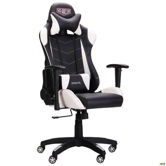 Кресло геймерское Amf VR Racer Blade черныйбелый | Зображення 4