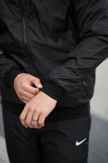 Вітровка чоловіча "Windrunner Jacket" Nike чорна | Зображення 4