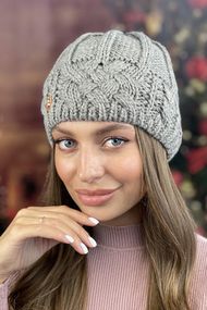 Шапка «Камелия» темный кофе