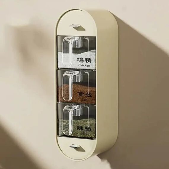 Настенный органайзер для специй Spice organizer XL-905, Белый / Подвесной органайзер для круп / Органайзер для кухни | Зображення 1