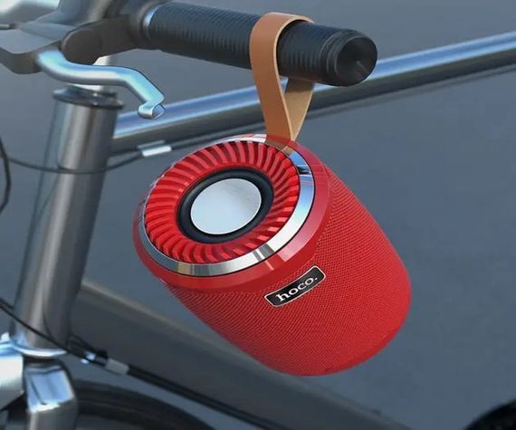 Портативная компактная Bluetooth колонка Hoco Bright sound sports BS39 Красный (BS39_460) | Зображення 4