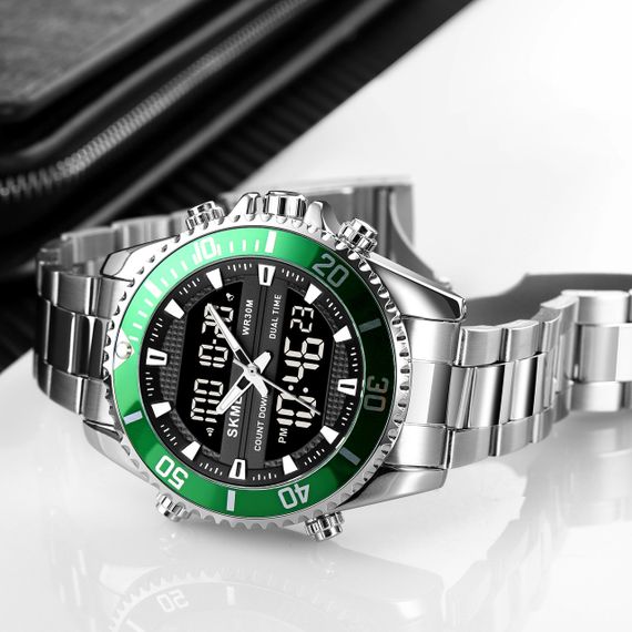 Skmei 1850SIGN Silver-Green SALE | Зображення 3