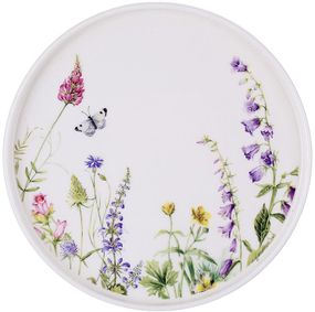 Тарілки порцелянові десертні Floral 20см, набір 3 тарілки
