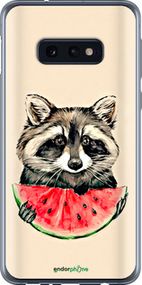 Чохол на Samsung Galaxy S10e Єнотик з кавуном "4605u-1646-2448"