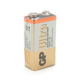 Батарейка лужна GP ULTRA ALKALINE 1604AU-S1, 9V, крона, 6LF22 10 (100шт.) х10(10шт.) х1 у вакуумному впакуванні ціна за 1шт