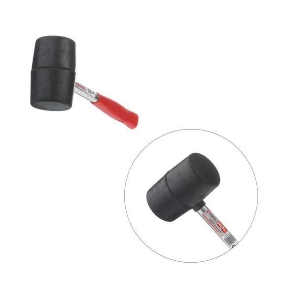 Киянка гумова 340 г. INTERTOOL HT-02291 | Зображення 3