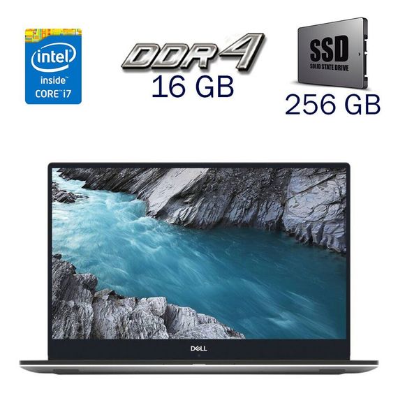Игровой ноутбук Dell XPS 9570 / 15.6" (1920x1080) IPS / Intel Core i7-8750H (6 (12) ядер по 2.2 - 4.1 GHz) / 16 GB DDR4 / 256 GB SSD / nVidia GeForce GTX 1050 Ti, 4 GB GDDR5, 128-bit / WebCam б/у