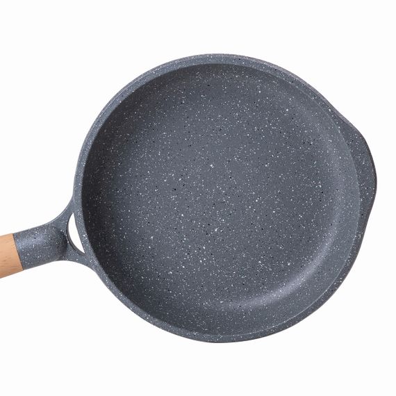 Алюминиевая сковорода, 1,4 л, с мраморным антипригарным покрытием Ø 22 см, серый MGC HP-4-422G | Зображення 1