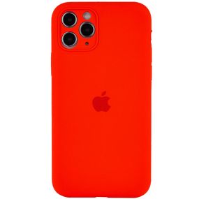 Чохол Silicone Case Full camera для iPhone 12/12Pro Red