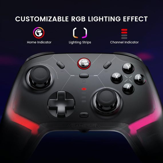 Геймпад GameSir Cyclone 2 – 1000Hz ,PC/Switch/Android/iOS, PC З док станцією (Black) | Зображення 2