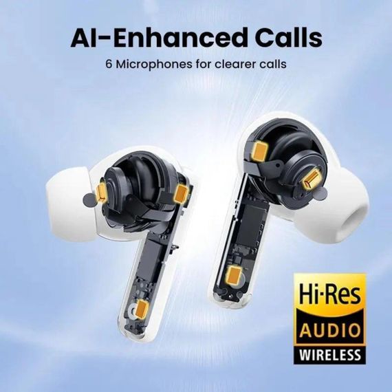 Бездротові навушники UGREEN WS200 HiTune T6 Hybrid Active Noise-Cancelling Earbuds(UGR-15158) | Зображення 6