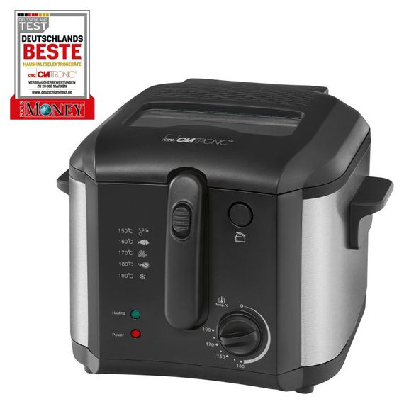 Фритюрниця Clatronic FR 3649 з антипригарним покриттям, 2.5 л | Зображення 6