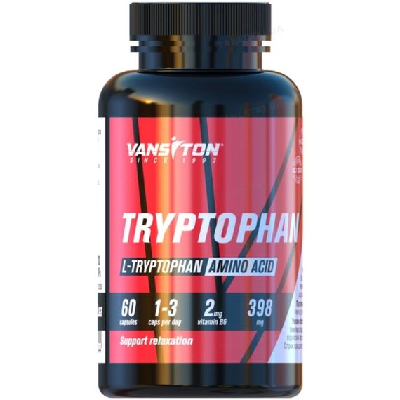Триптофан для спорту Vansiton L-Tryptophan 60 Caps